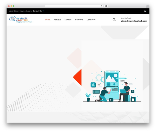 Best WordPress theme Finbuzz - marvelsuntech.com