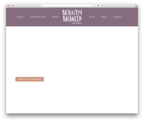 BKT 2014 Theme WordPress theme - brightlybalanced.com