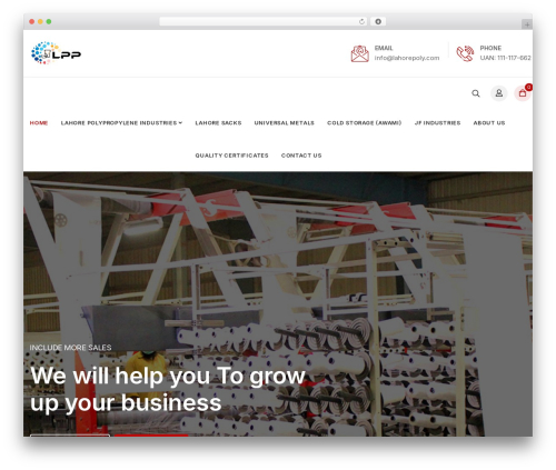 Buscom WordPress theme - lahorepoly.com