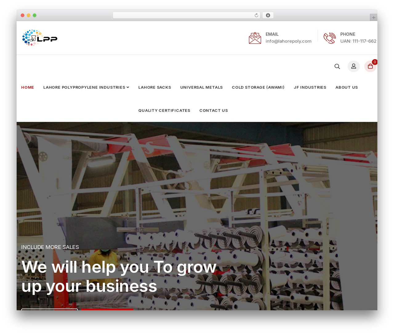 Buscom WordPress theme - lahorepoly.com