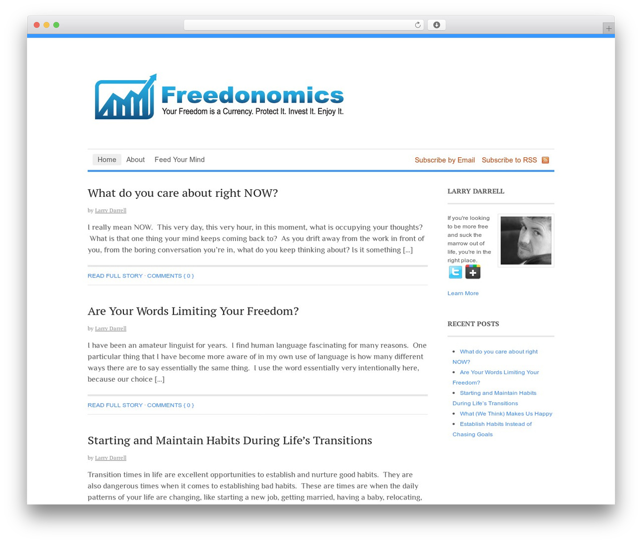 Canvas theme WordPress - freedonomics.net Canvas theme WordPress - freedonomics.net