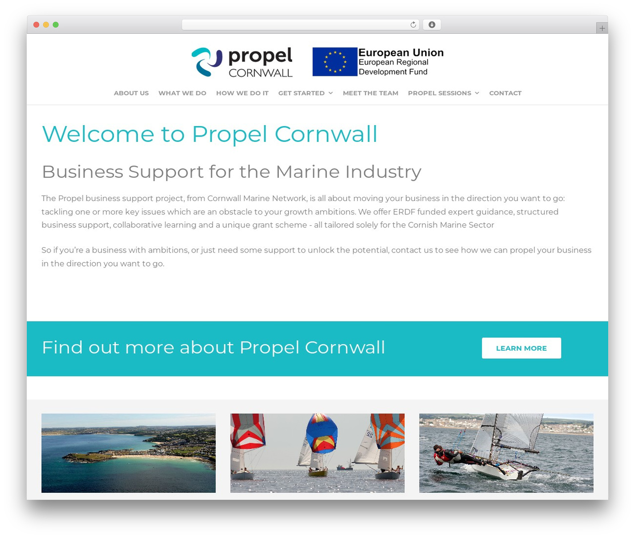 Create theme WordPress - propelcornwall.com
