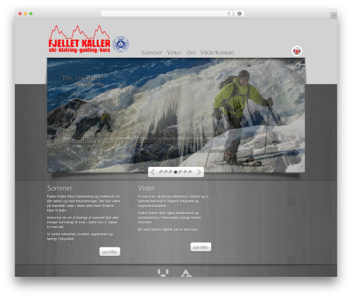 DeepFocus WordPress theme - fjelletkaller.no
