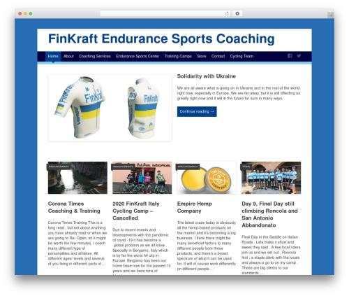 Expound theme WordPress - finkraftcoaching.com