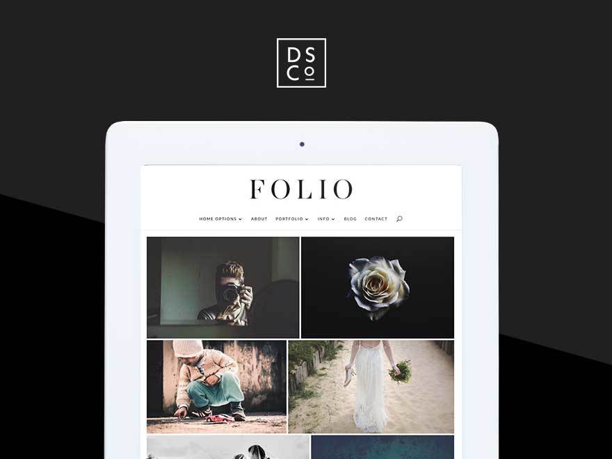 Folio WordPress theme by The Design Space Co