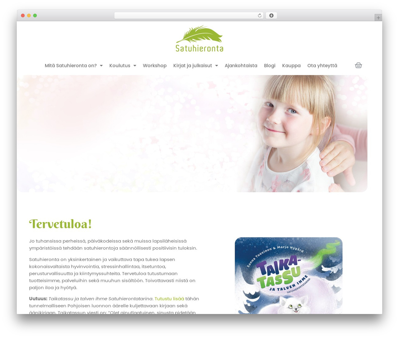 Hello Elementor theme WordPress - satuhieronta.fi