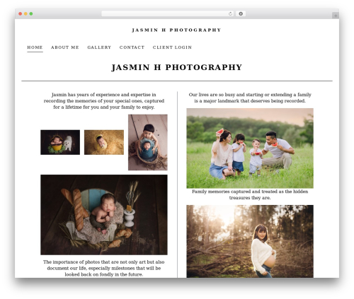 Ale shortcodes WordPress plugin - jasminh.photography