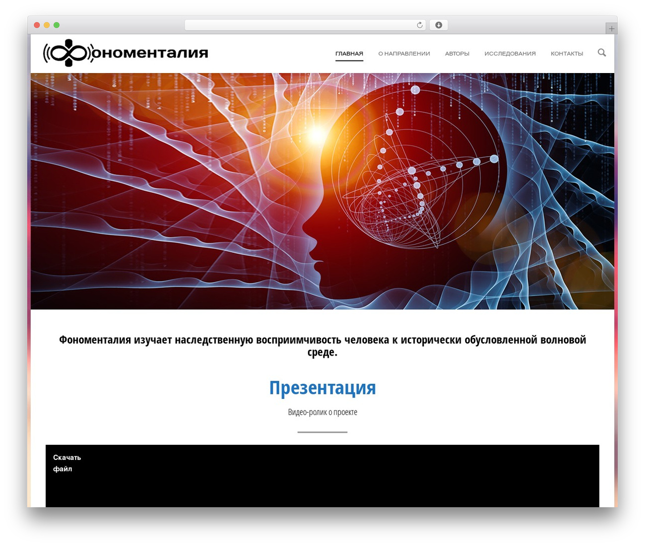 Shadow WordPress theme design - fonomentaliya.ru