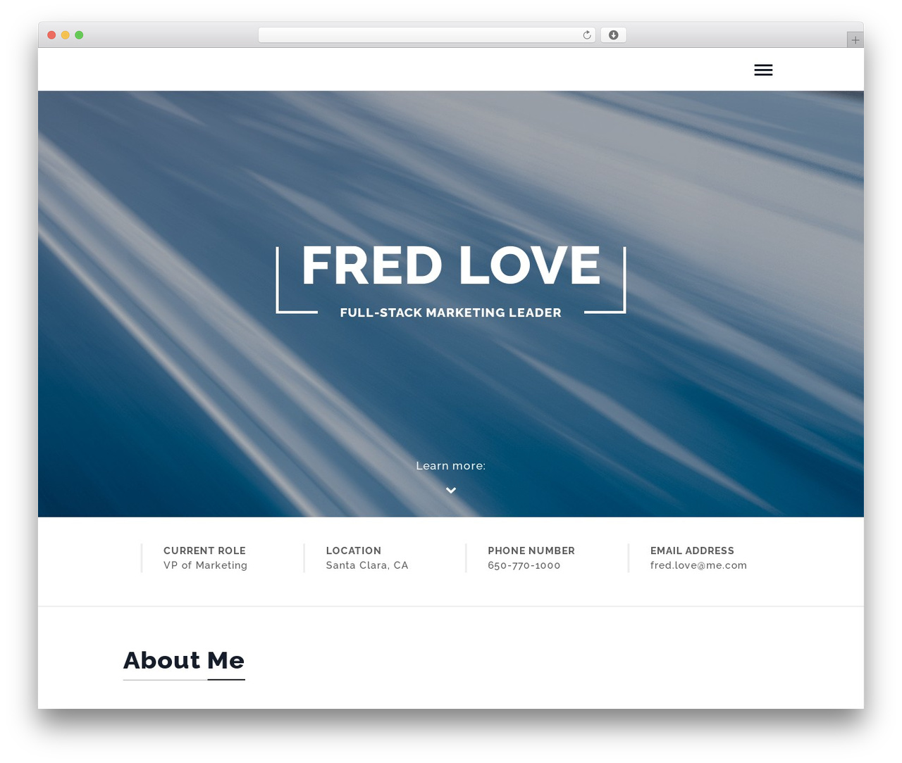 Theme WordPress squareroot - fredlove.me