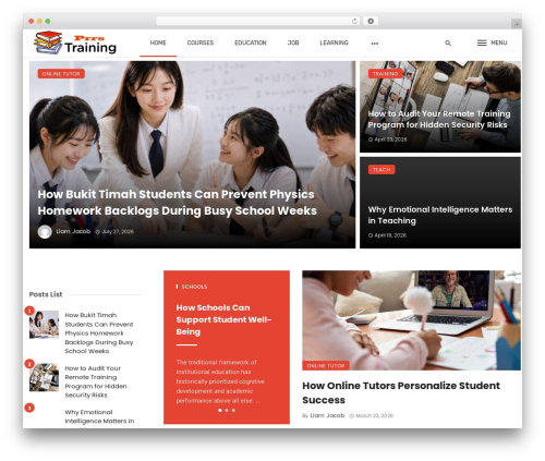 WordPress theme Ceris - prrstraining.com