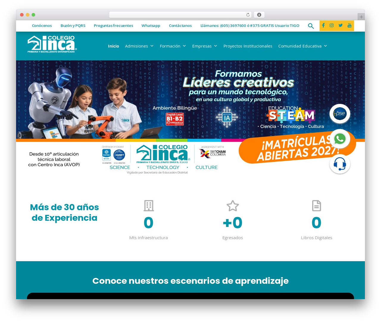 WordPress theme Consulting - colegioinca.edu.co