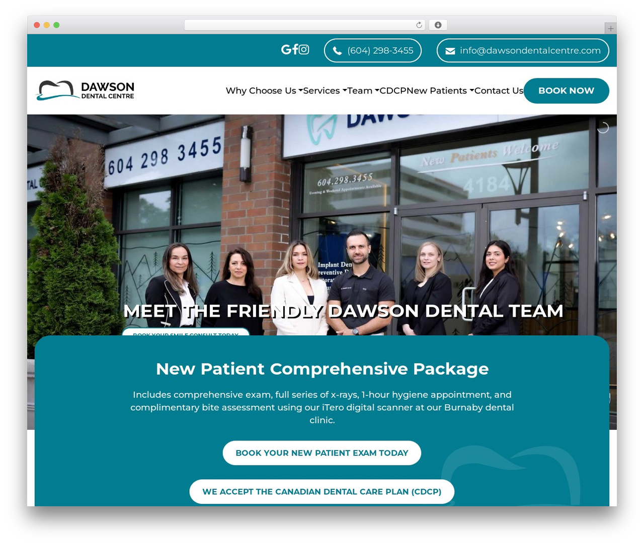 WordPress theme CPM Base 2 - dawsondentalcentre.com