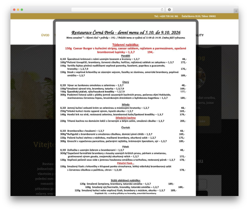 WordPress theme Divi - cerna-perla.cz
