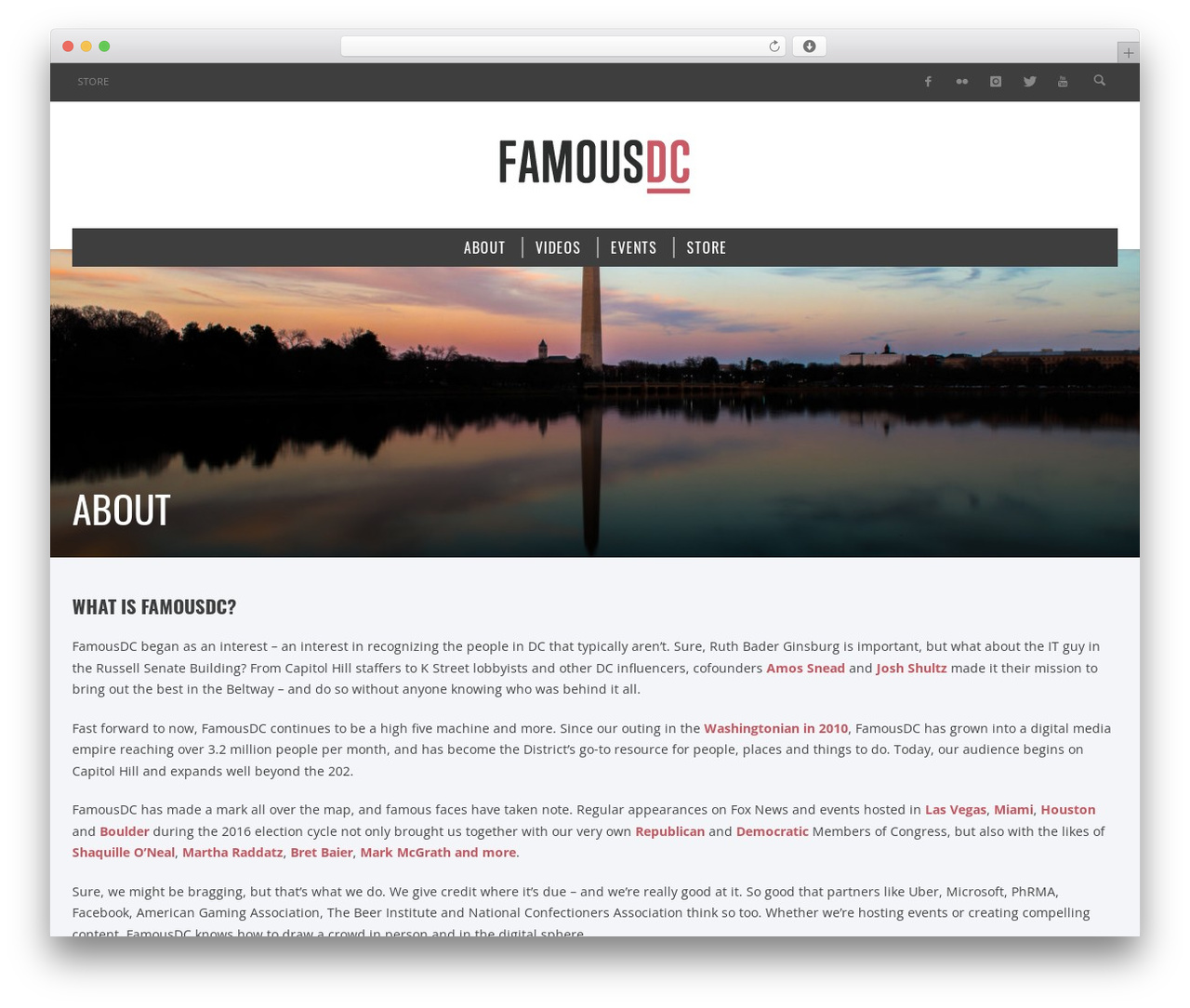 WordPress theme ESPRESSO - famousdc.com WordPress theme ESPRESSO - famousdc.com