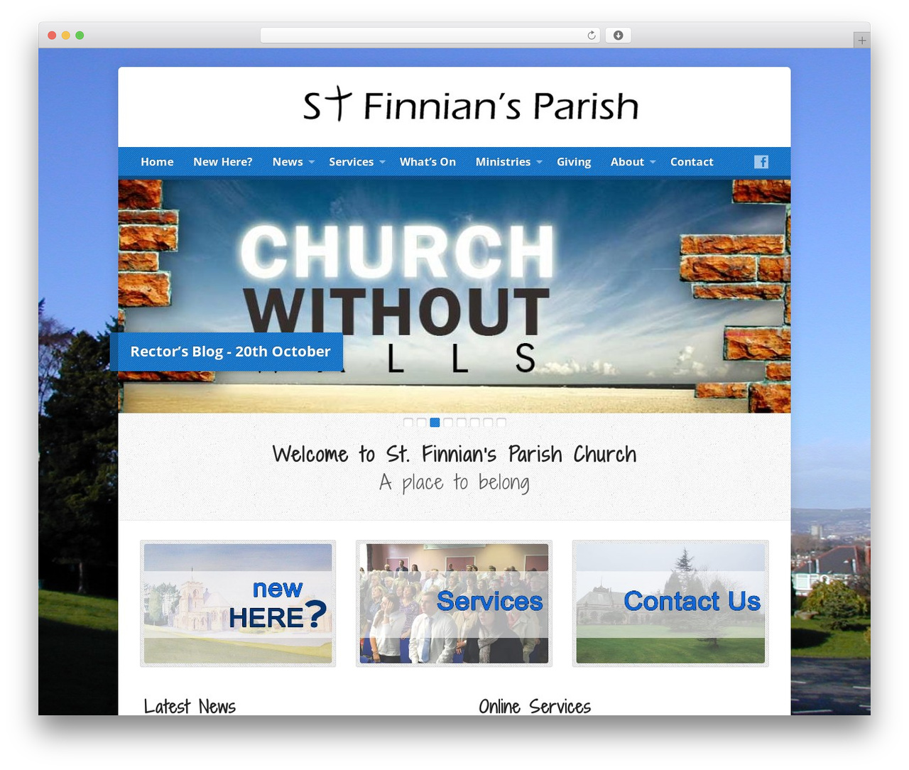 WP theme Risen - stfinnians.org