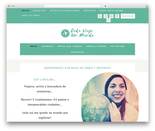 WP theme Refined Theme - cadaviajeunmundo.com