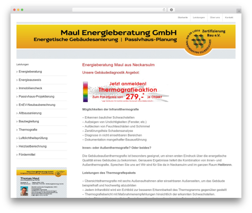 Wpsleep WordPress plugin - energieberatung-maul.de