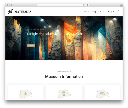 baseTheme WordPress theme - matiradia.com