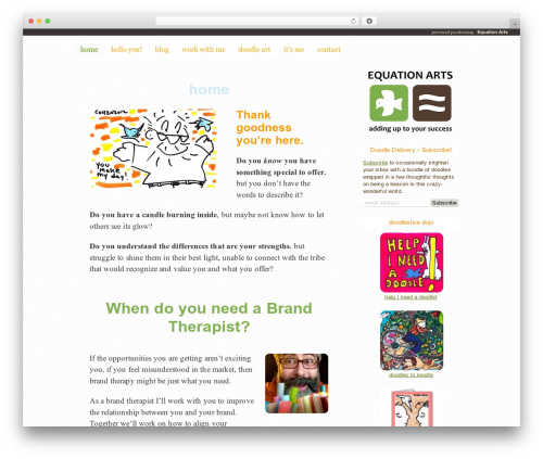 Buddymatic WordPress theme - equationarts.com