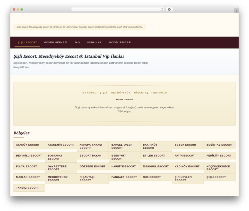 ClassiPress WP theme - auroradivaescort.com