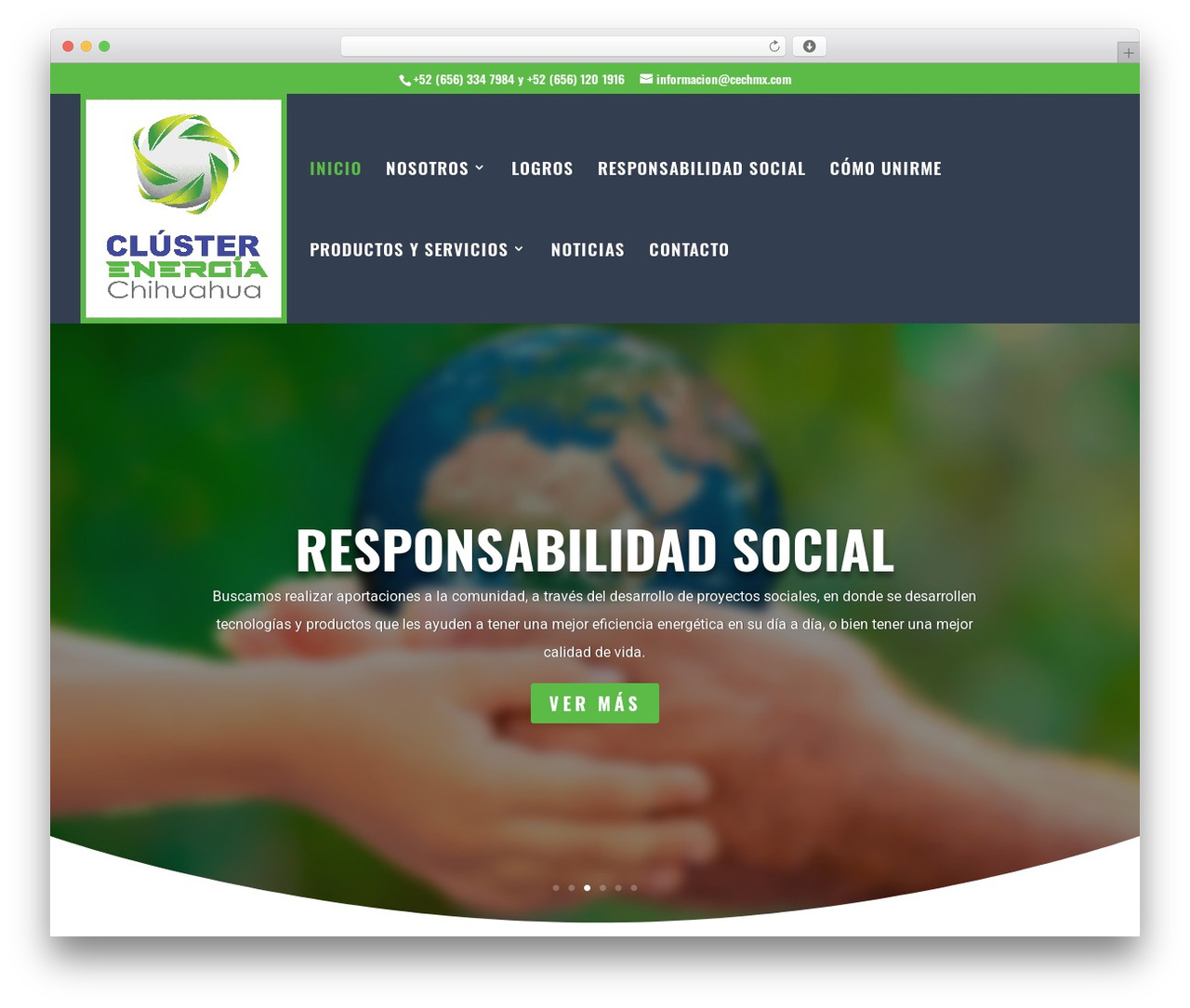 Divi WordPress theme - cechmx.com