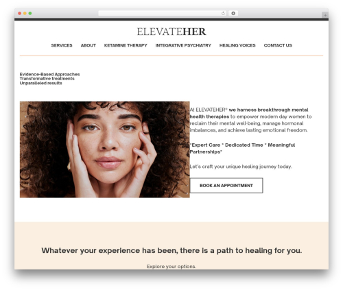ELEVATEHER® WordPress theme - elevateherhealth.com