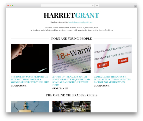 Om WordPress theme - harrietgrant.co.uk
