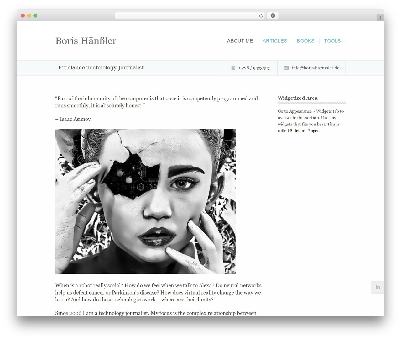 Theme WordPress HyperMind - boris-haenssler.de Theme WordPress HyperMind - boris-haenssler.de