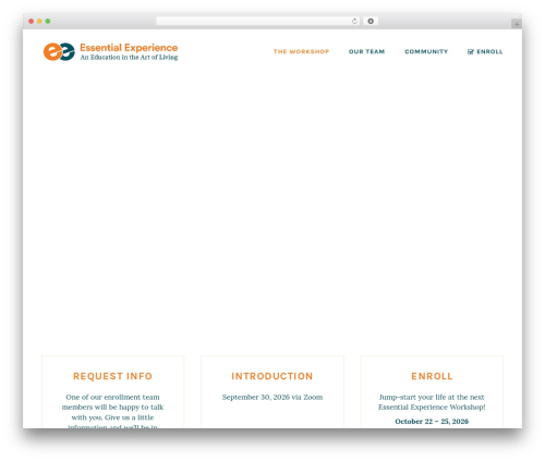 Aperio WordPress theme - ee.org