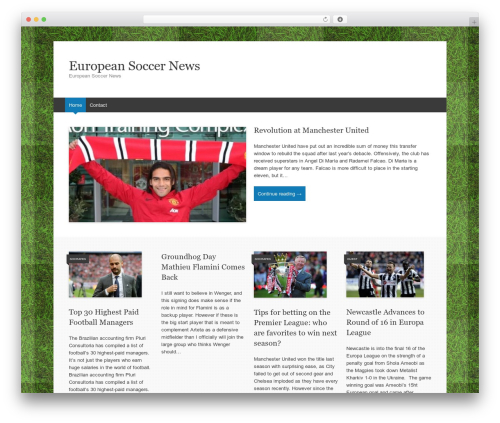 Expound top WordPress theme - eurosoccerfans.com