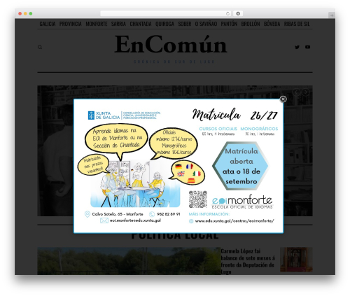 Simple PopUp (simple-popup) free WordPress plugin - encomun.es Simple PopUp (simple-popup) free WordPress plugin - encomun.es