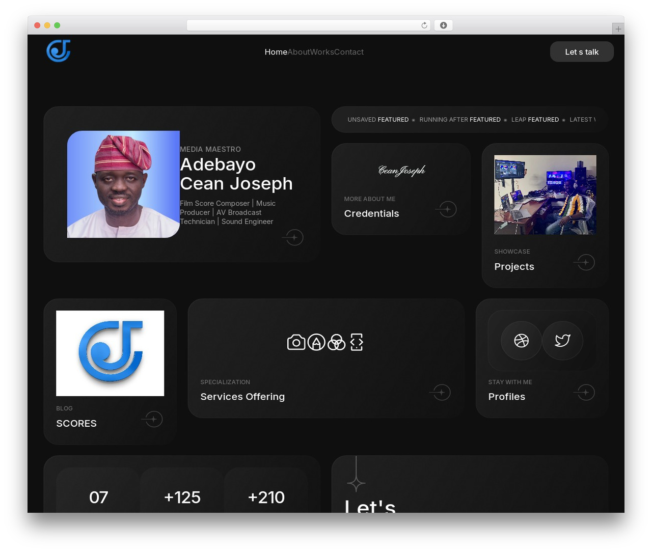 Gridx WP theme - ceanjoseph.com