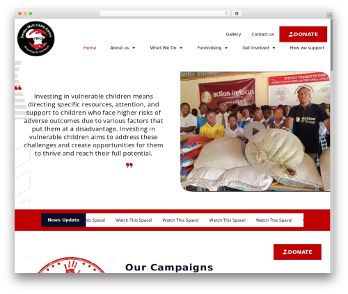 Charitable pro WordPress plugin - jacobswellchild.org