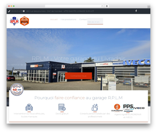 Hello Elementor WordPress theme - garage-rplm.fr