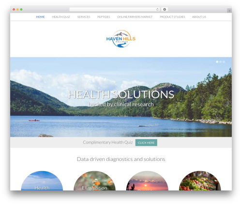 Nectar WordPress theme - havenhillswellness.com