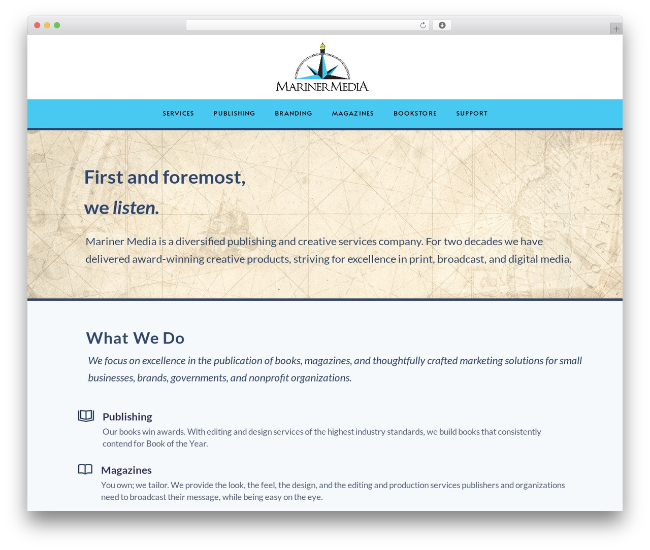 Pro WordPress theme - marinermedia.com Pro WordPress theme - marinermedia.com