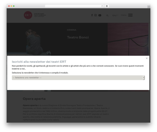 Q Theme WordPress theme - emiliaromagnateatro.com