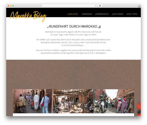 Theme WordPress Divi - blog-marokko.de