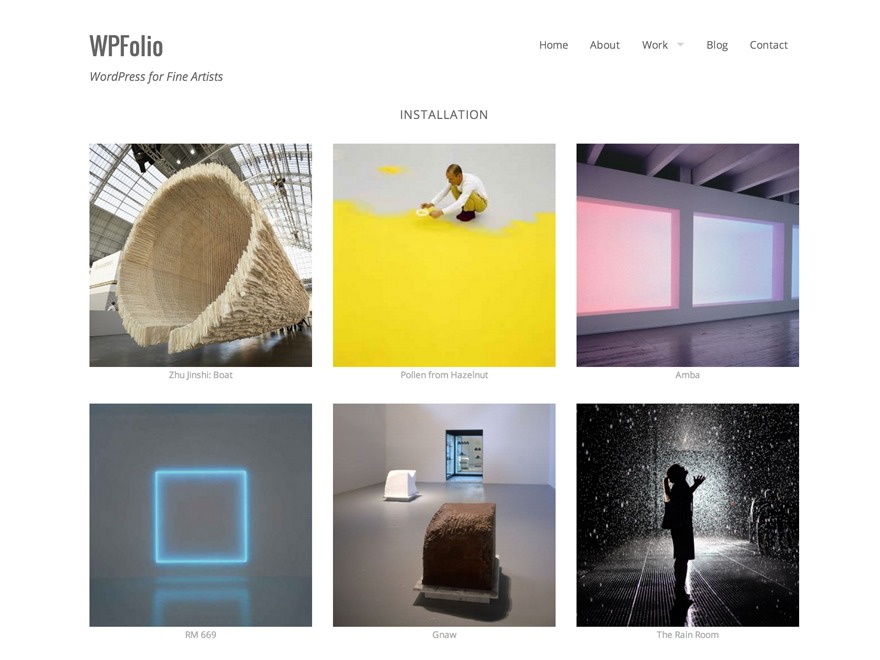 Theme WordPress WPFolio Three Theme WordPress WPFolio Three