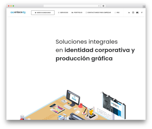 WordPress theme Uncode - enlacedg.com.ar