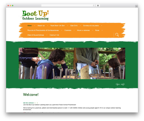 WordPress theme 8wire - bootup.org.uk