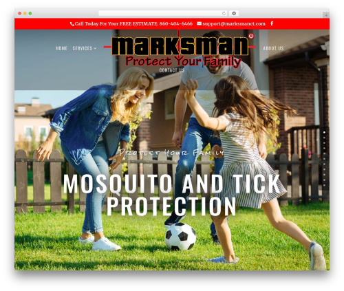 WordPress theme Construction Theme - marksmanct.com