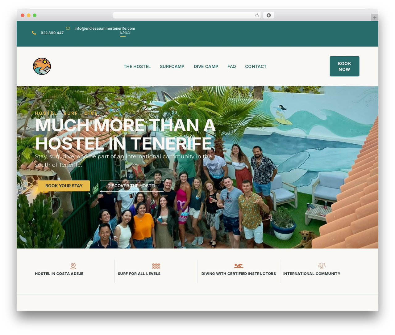 WordPress theme Hello Elementor - endlesssummertenerife.com