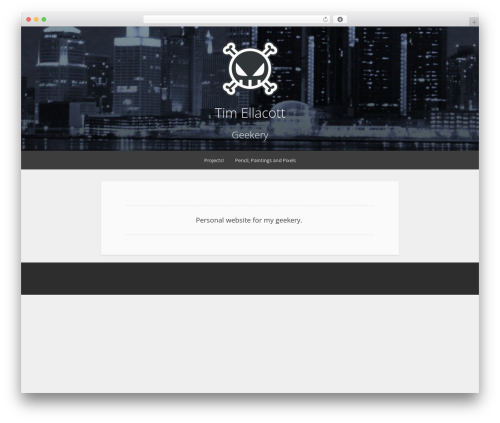 WordPress theme Relativity - ellacott.net
