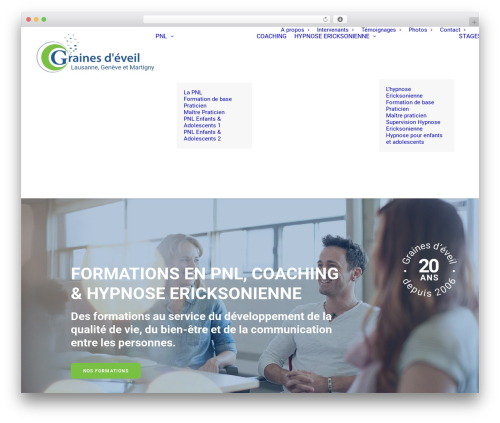 Uncode privacy WordPress plugin - graines-deveil.ch