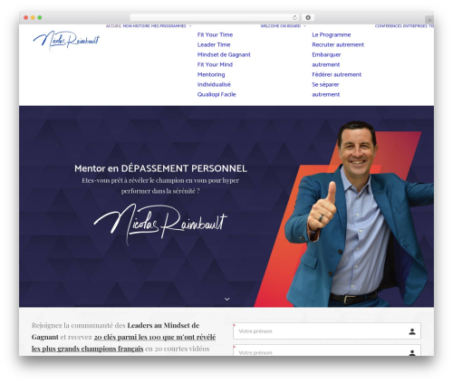 WP theme Uncode - nicolasraimbault.com