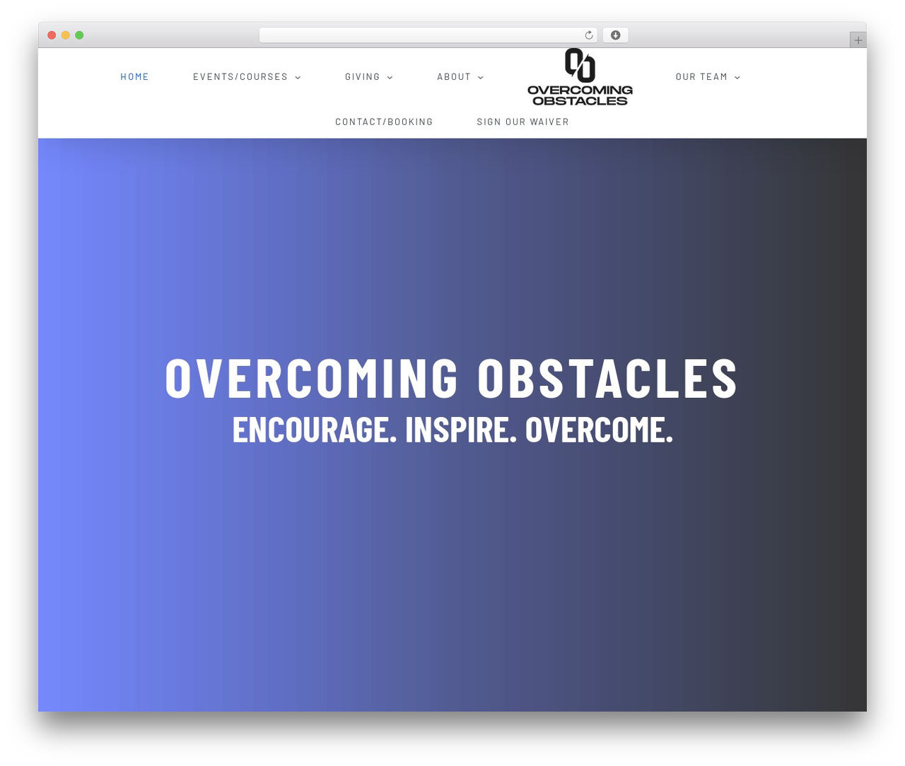 Avada WordPress theme - obstacleministry.com