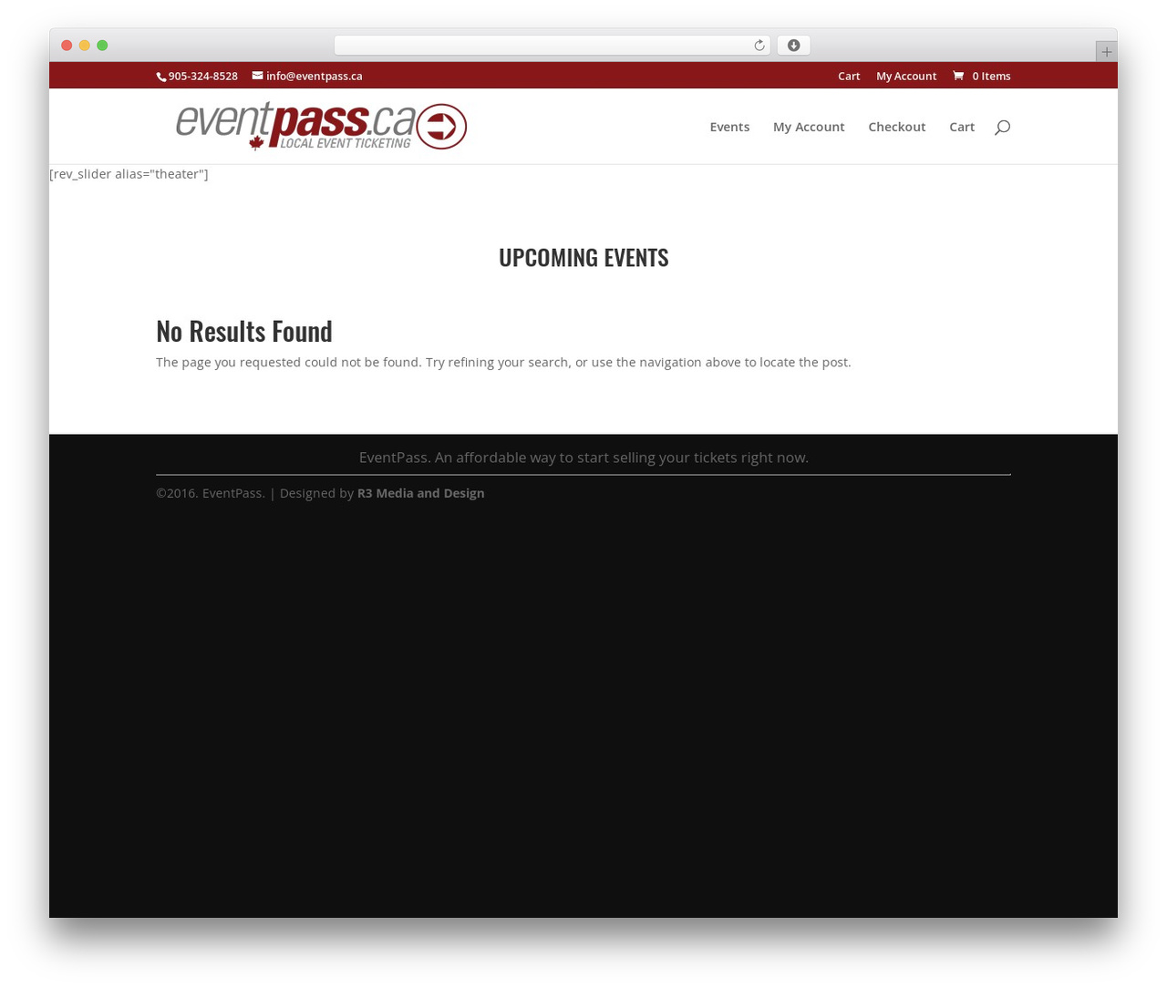 Divi WordPress theme - eventpass.ca