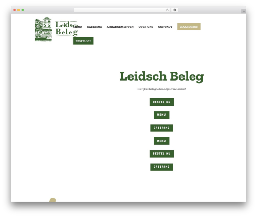 Divi WordPress theme - leidschbeleg.nl