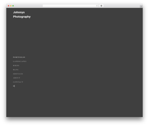Flatbase WordPress theme for photographers - johnnysprintscanframe.com